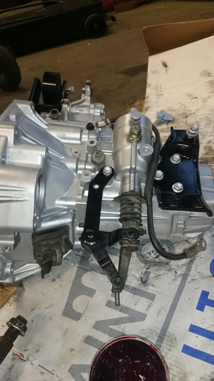 girkassa ferdig montert, veldig fornøyd med finishen på denne :)