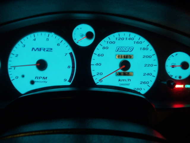 El Glow med Grønn bakgrunn valgt.