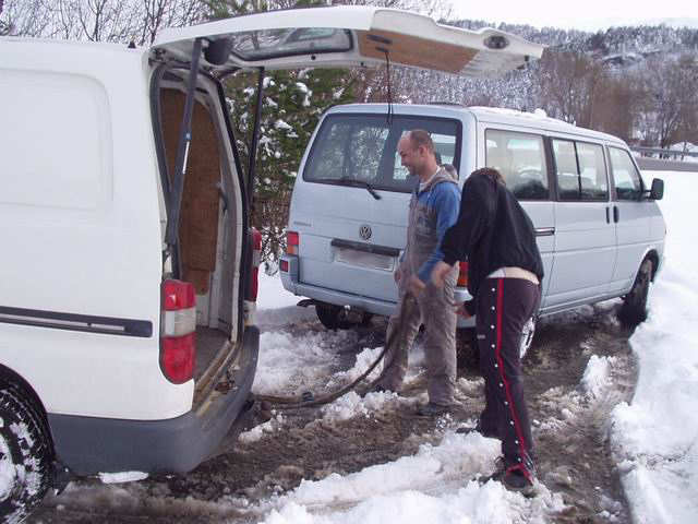 Endelig kom vi oss opp :-)