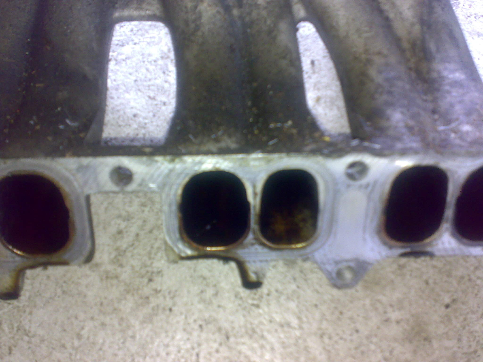 olje i innsuget etter rundvelten